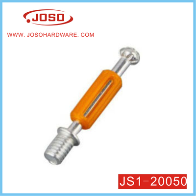 Hot Selling steel with Orange Plastic Bolt of Furniture Hardware for Connector