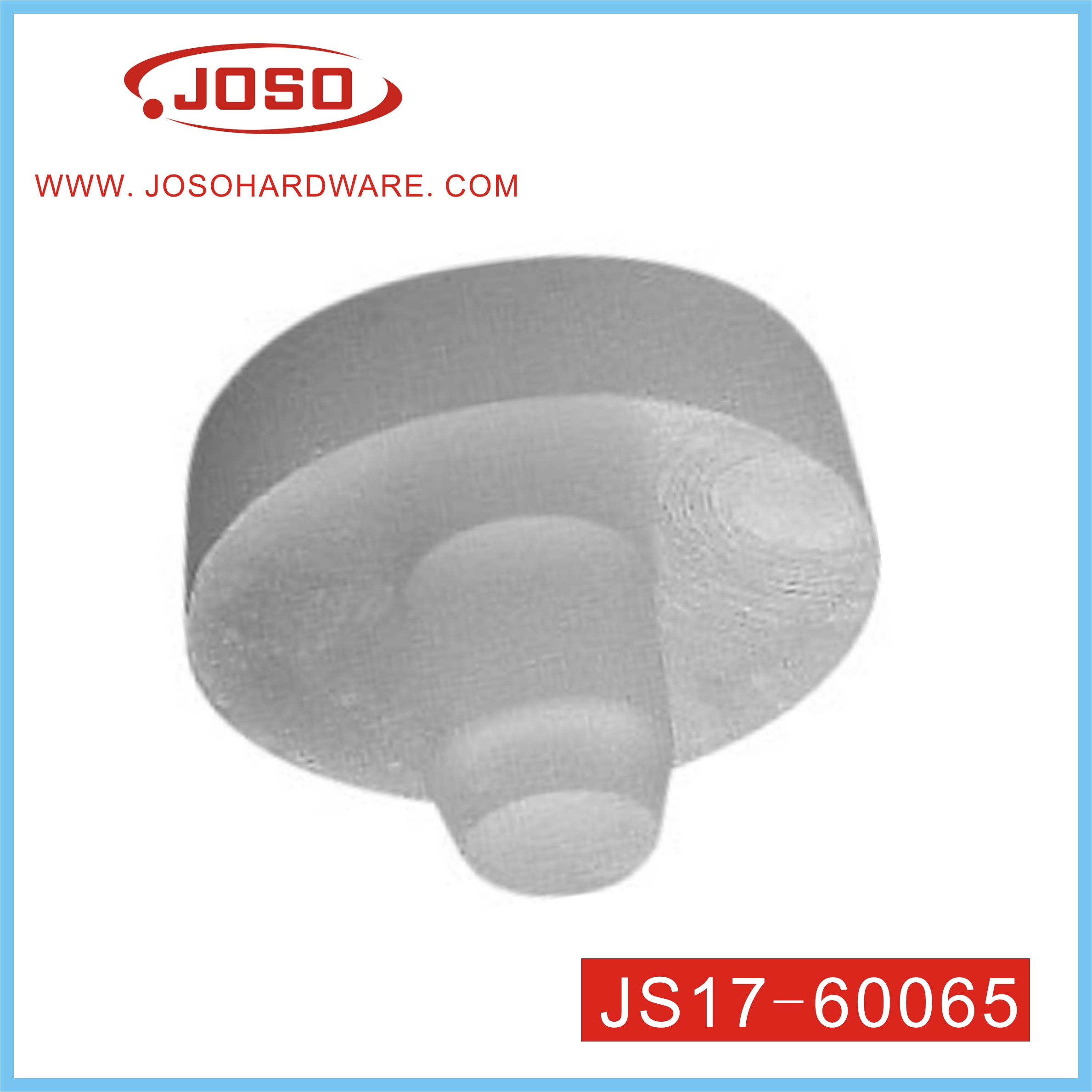 PVC Diameter 17mm Flat Pad of Furniture Hardware for Connector