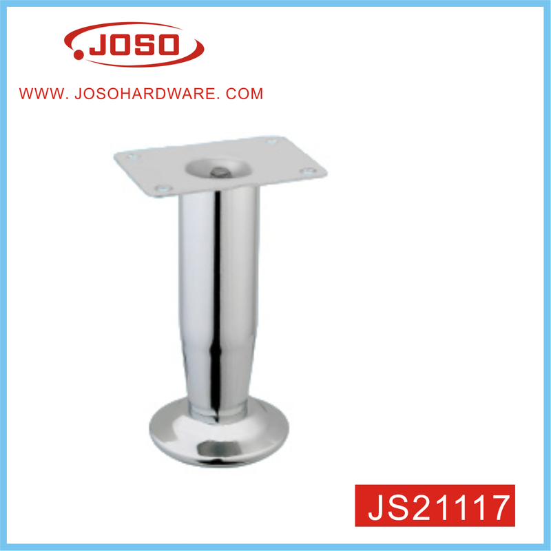 Silver Chrome Plated Cone Sofa Leg 