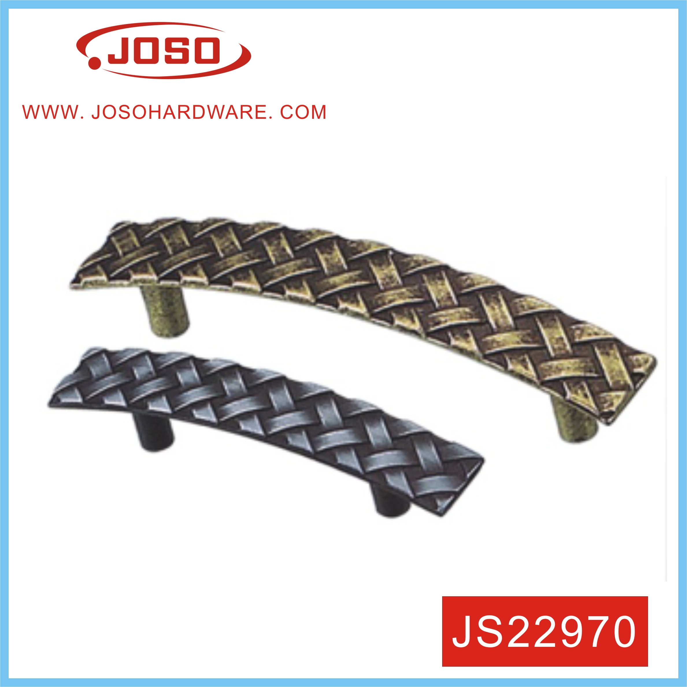 Reticulated Classical Zinc Alloy Handle For Cabinet