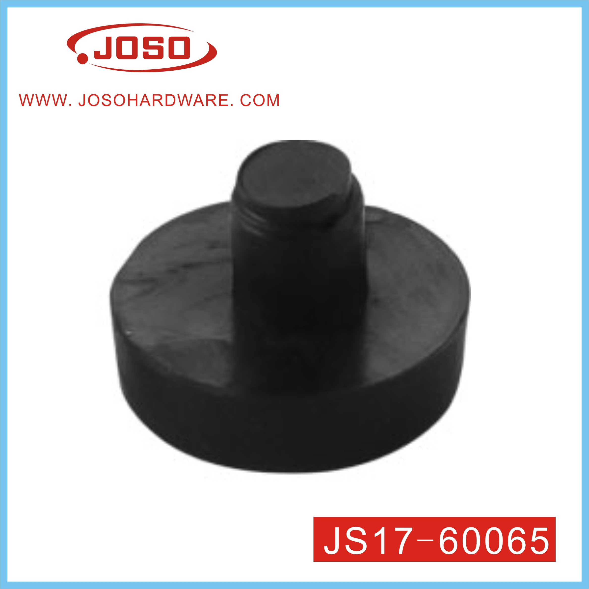 PVC Diameter 17mm Flat Pad of Furniture Hardware for Connector
