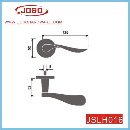 Modern Contempoary Slim Round Handle for Door