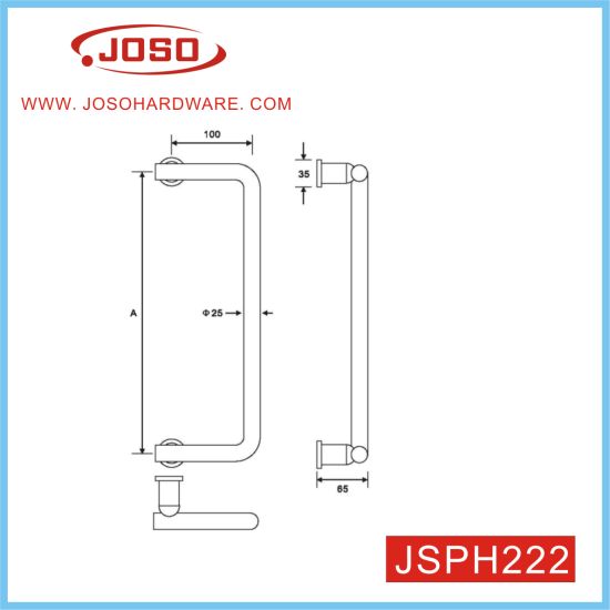 Curved Furniture Handle of Door Accessories for Outer Door