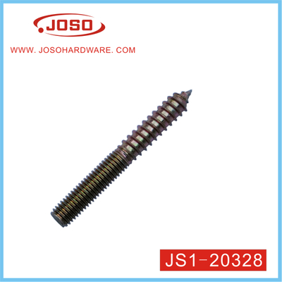 Steel M10 Double Thread Stud Bolt of Furniture Hardware for Wood