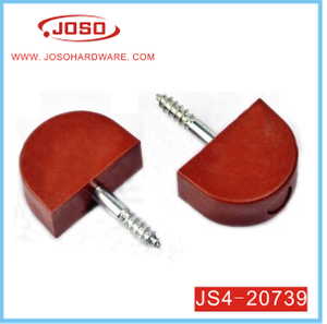 Red Plastic with Nail Zinc Plated Shelf Support for Furniture